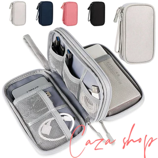 Necessaire organizadora de cabos e carregadores