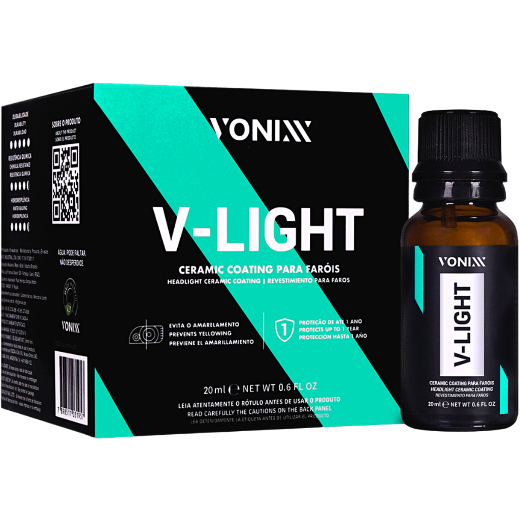V-Light 20ml Vitrificador de Farol Lanterna do Carro Vidro e Para-Brisa Vonixx - Spare Parts and Accessories for Vehicles