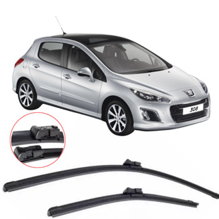 Par de Palhetas para Limpador de Parabrisa Dianteiro Peugeot 308 408 508 3008 ano 2011 em diante em Oferta na Shopee