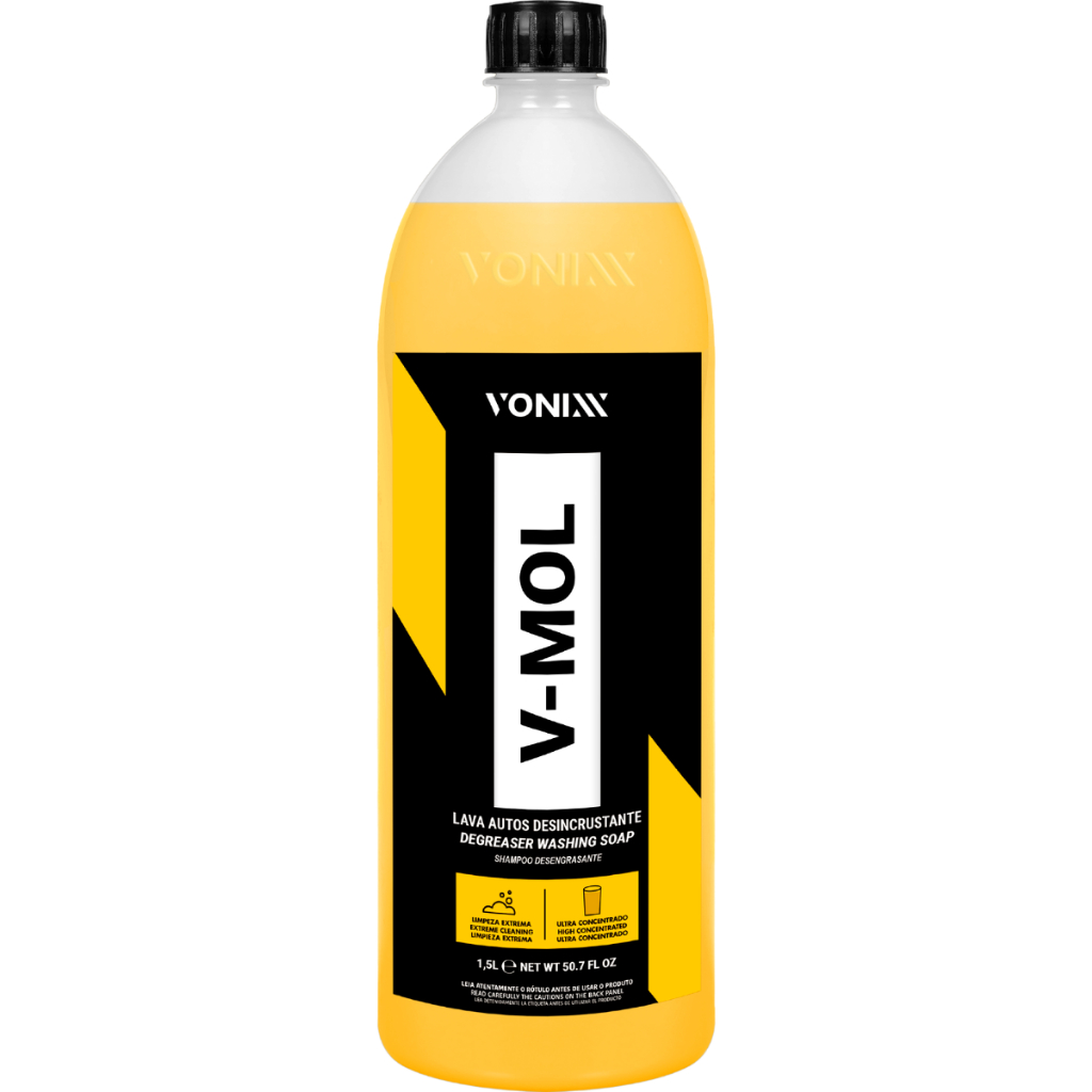 Shampoo Automotivo Desincrustador de Barro Lama Concentrado V-Mol 1,5L Vonixx