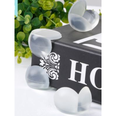 Kit 4 Protetores De Quina Canto Silicone Redondo Protetor De Canto De Mesa Segurança Do Bebê