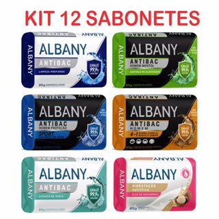 Sabonete Albany Kit Com 12 Unidades 85g A Escolher em Oferta na Shopee