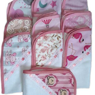 FRALDA DE BOCA BEBÊ TECIDO 100% ALGODÃO KIT 10 UNIDADES-ENXOVAL BEBÊ em Oferta na Shopee