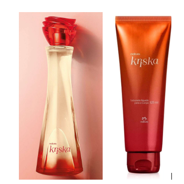 Kit Kriska tradicional- colonia 100ml, hidratante corporal 125ml e sabonete em barra 90g- Kit colonia 100ml e sabonete liquido 125m - Kriska jeans colonia 100ml