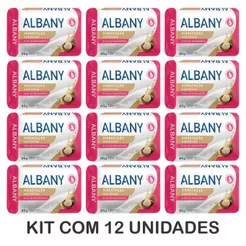 Kit 12 Sabonetes Albany Hidratação Nutritiva 85g