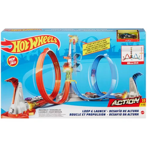Brinquedo Pista Hot Wheels Desafio Da Altura Action - Mattel Grw39