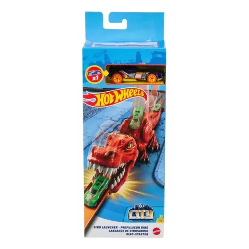 Pista Hot Wheels City Lançador Dinossauro T Rex - Mattel GVF41 em Oferta na Shopee