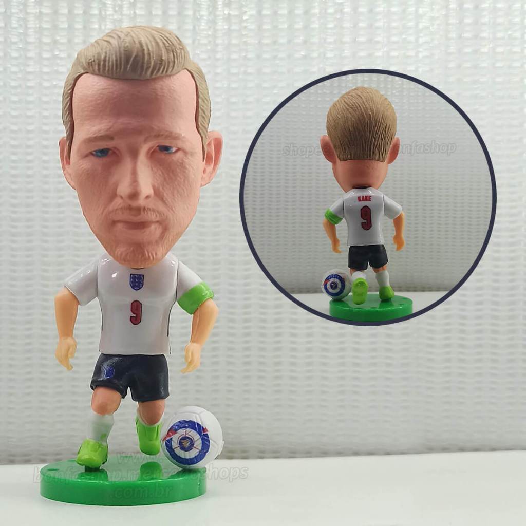 Mini Craque Harry Kane - Bayern Munich, Tottenham, Inglaterra - Miniatura Minicraque Futebol Colecionável