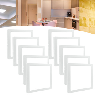 Kit 10 Painel Plafon Led Sobrepor 25w Quadrado Luz Forte em Oferta na Shopee