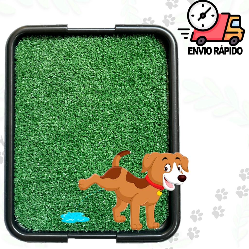 Sanitário Pet Cachorros Graminha Tapete Higiênico Cães Xixi Sim Não