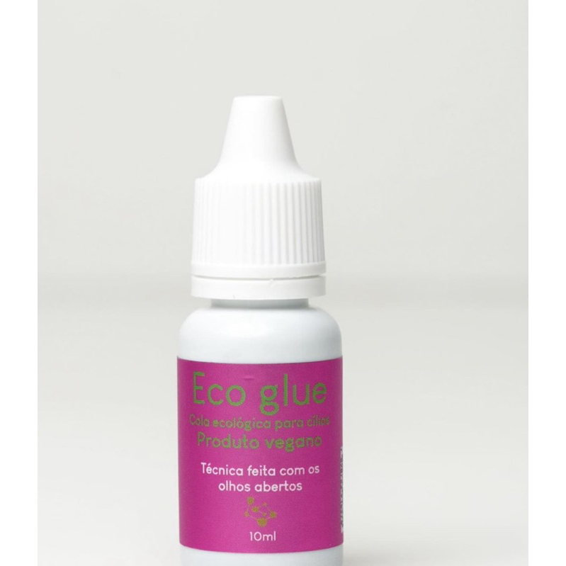 Cola vegana pra cílios hipoalergenica livre de cianocrilato ECO GLUE em Oferta na Shopee