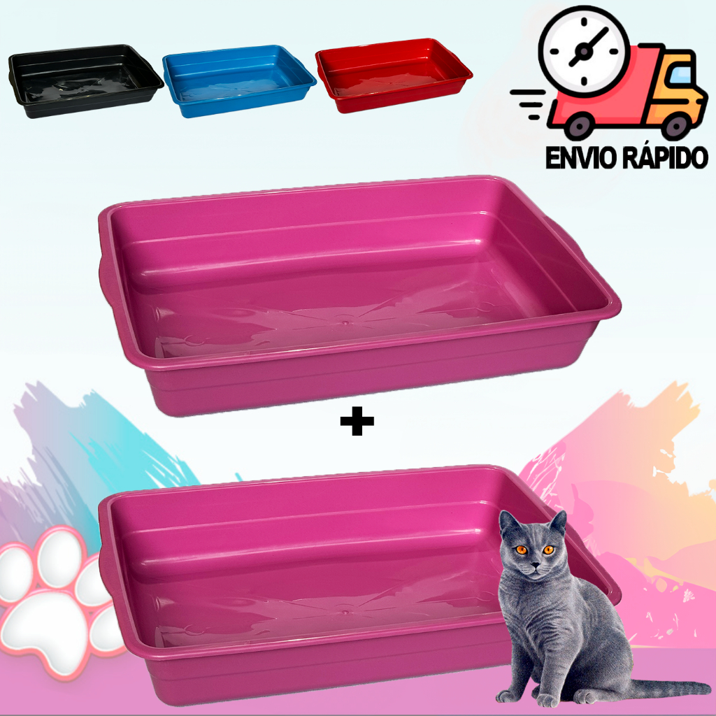 Caixa De Areia Para Gatos Bandeja Higiênica Banheiro de Gato 8L em Oferta na Shopee