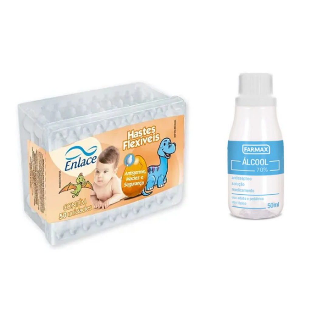 Kit Higiene do Coto Umbilical do Bebê em Oferta na Shopee