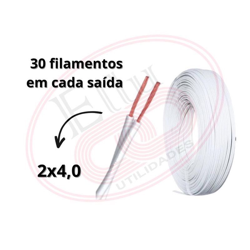 Rolo de Fio Paralelo 2x4,0 mm