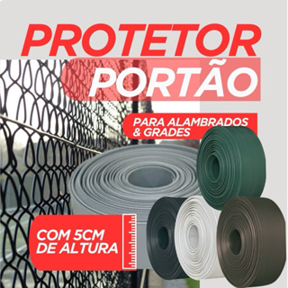 PROTETOR DE PORTÃO, GRADES E ALAMBRADOS 50MX5CM em Oferta na Shopee