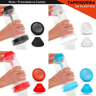 Tapioqueira Peneira e Armazena Polvilhador De Tapioca Armazena Beiju - Diversas Cores - BN...