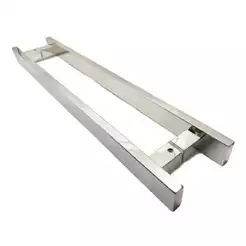 Puxador 50x30 Aço Inox Polido Porta pivotante Madeira, Alumínio ,vidro e portão .