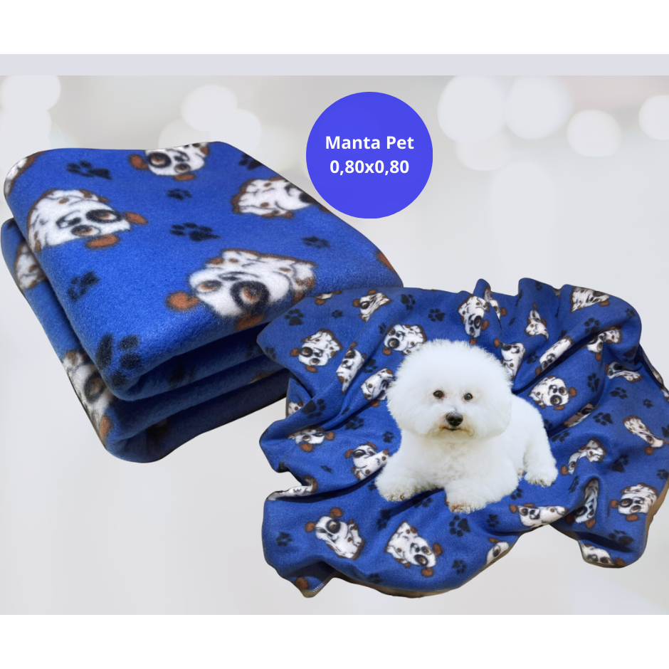 Manta Cobertor Soft Pet 80x70 Cachorro/Gato em Oferta na Shopee