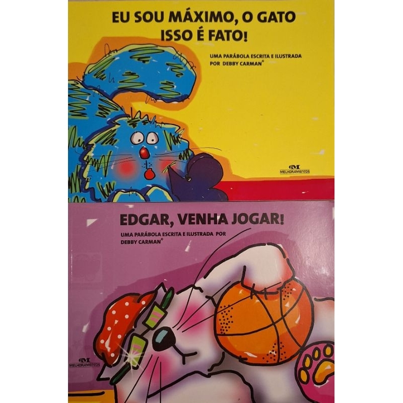 (Veja o vídeo) - Livros USADOS: 2 por R$ 29,00 - Eu Sou o Máximo,  o Gato Isso é Fato! | Rdgar , Venha Jogar