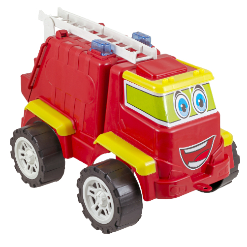 Caminhão Bombeiro Salvador Brinquedo Com Escada Articulada Grande 31cm QUEEN SHOP em Oferta na Shopee