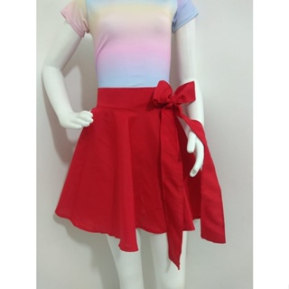 Saia Envelope Juvenil Midi Cintura Alta Cinto Laço Moda Evangélica Pentencostal em Oferta na Shopee