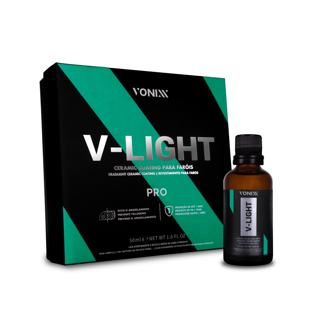 Vitrificador para Faróis V-Light Pro 50ML Vonixx