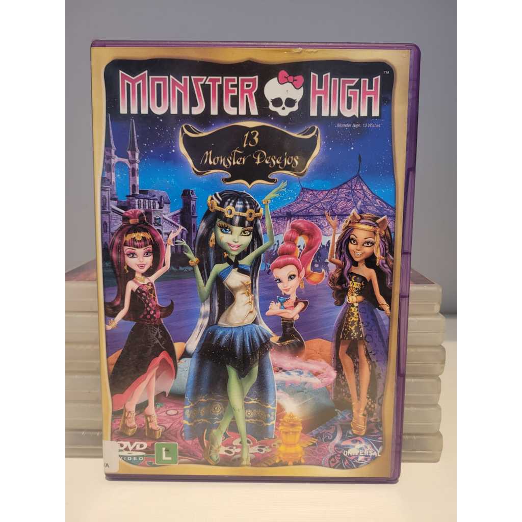 MONSTER HIGH - 13 MONSTER DESEJOS - DVD - Original