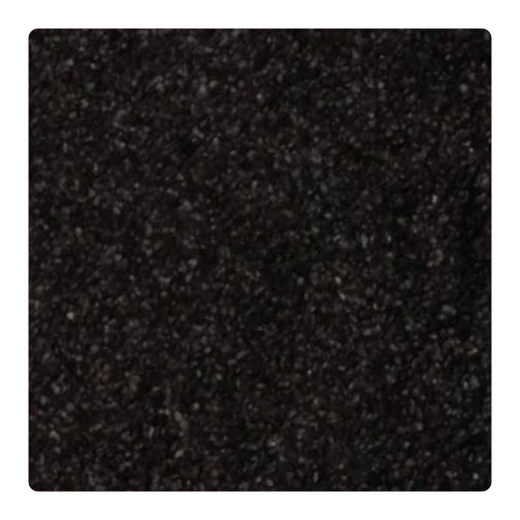 2Kg - Substrato para Aquario Areia Preta Natural  Basalto  nº0 Terrário Decoração