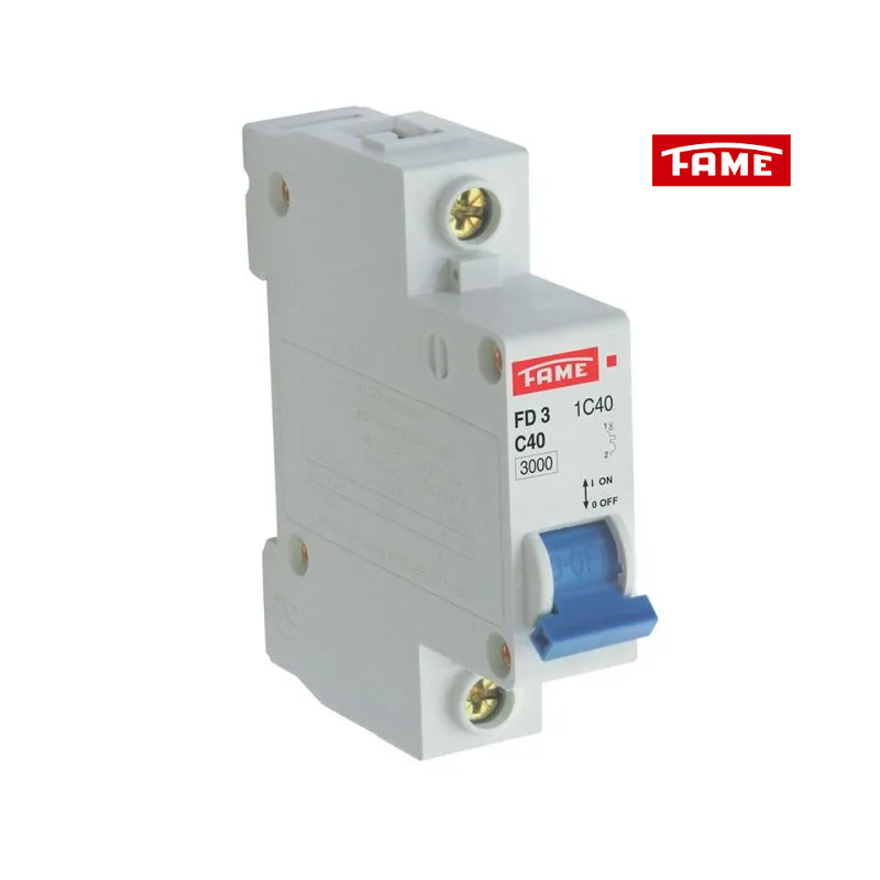 Disjuntor Din FD 3000 - Fame - Monopolar 1P 40A REF. 515.5201.0