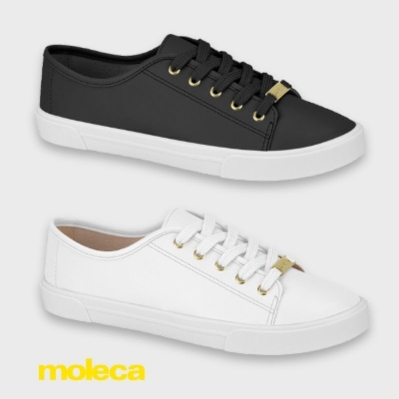 Tenis Moleca Feminino Todo Preto Baixinho 5296.210 Confortavel