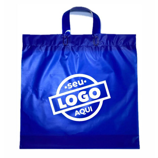 Sacola Alça Fita 40x50 Personalizada com o seu Logo 100/250/500. Sacola com Logo em Oferta na Shopee