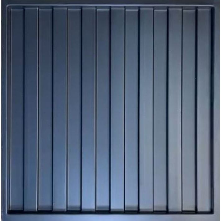 Forma 3d - Molde Para fabricar placas de gesso na medida de 29*29cm - Modelo Ripada