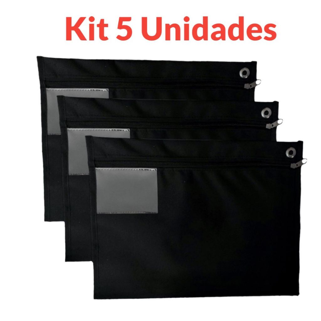 Malote Para Documentos Escritório Contabilidade Kit 5 Pastas 27x35