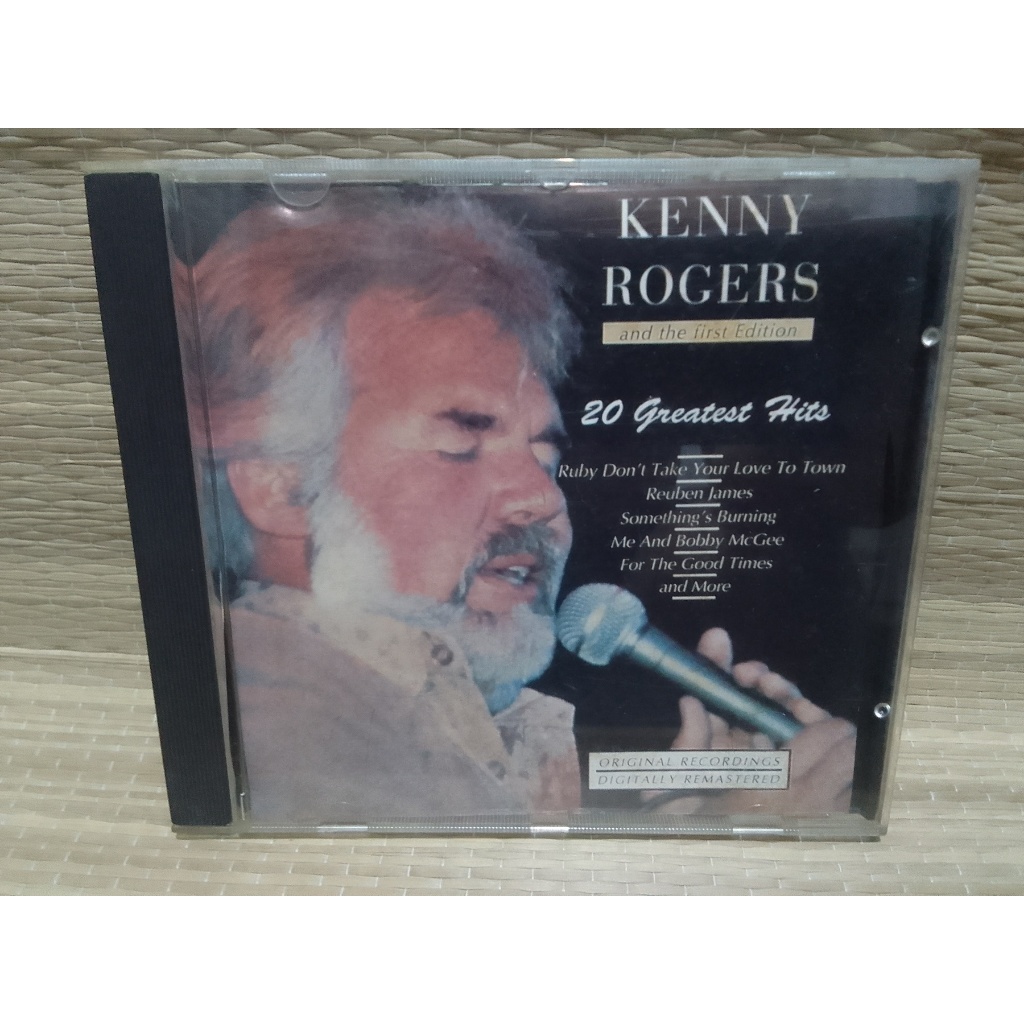 CD Kenny Rogers And The First Edition - 20 Greatest Hits - Ano 1988 - Importado