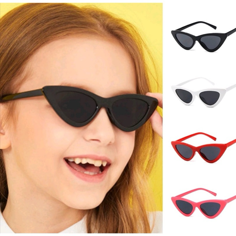 Óculos de sol crianca e infantil estilo gatinho blogueira
