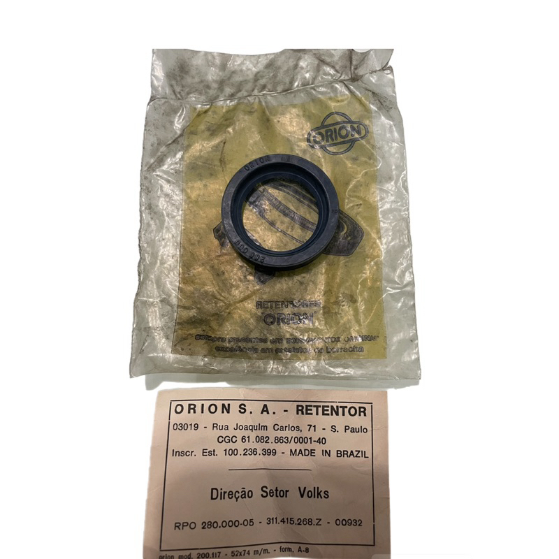 Retentor Caixa De Direção Original Vw Fusca Brasilia Orion