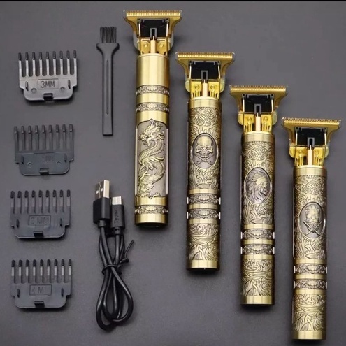 Máquina de Corte Cabelo Vintage t9 0mm Elétrica Sem Fio Profissional em Oferta na Shopee