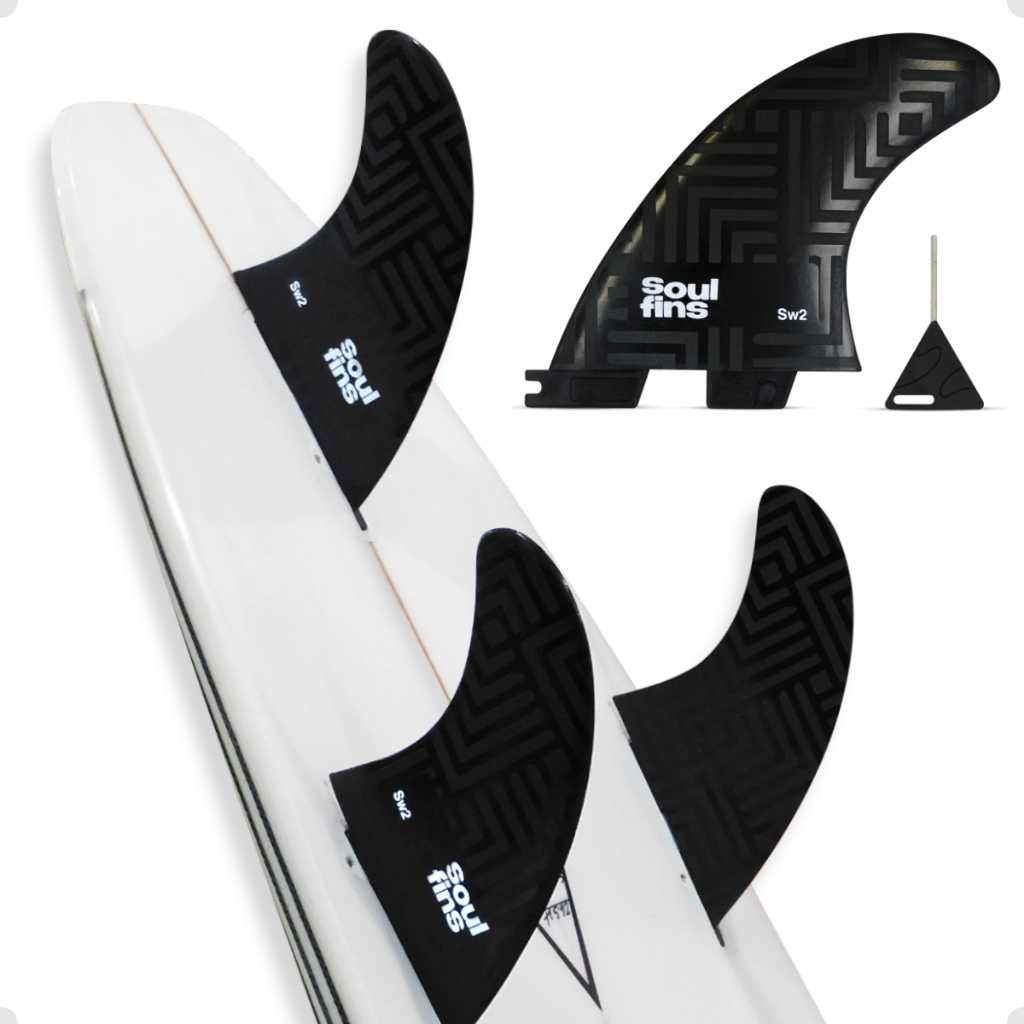 Quilha Fcs2 Prancha de Surf Triquilha Injetada Shortboard FcsII Large M7 ou Média M3 Performance