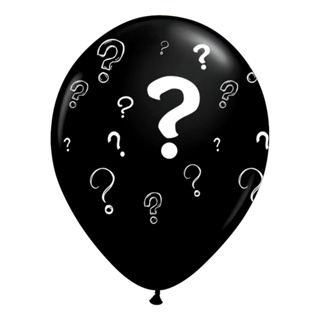 Balão Bexiga Chá Revelação Interrogação 60cm 25 Polegadas em Oferta na Shopee