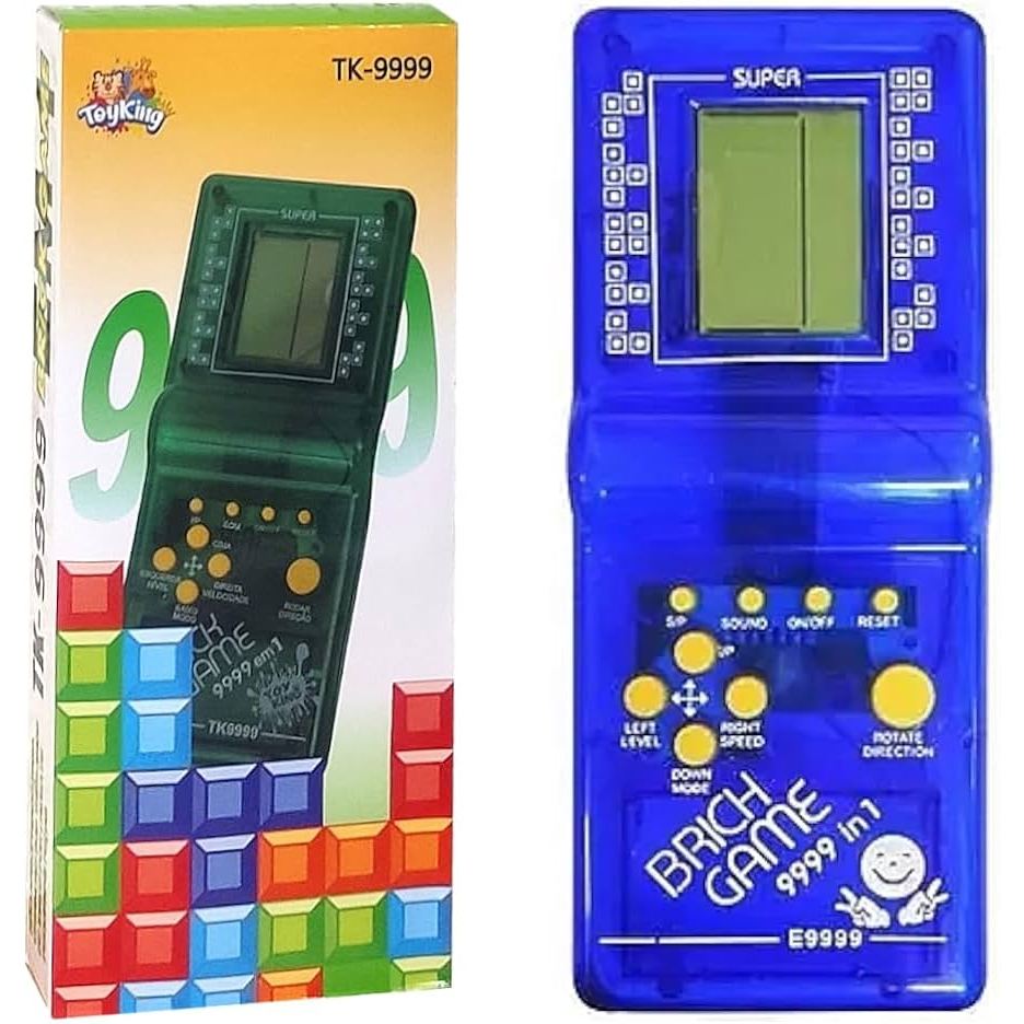 Kit 10 Super Mini Game Retrô Vídeo Game Portátil 9999 Jogos em 1