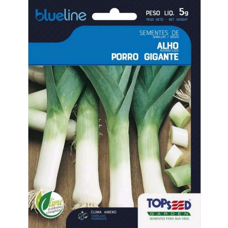 Semente Alho Porro Gigante Topseed Garden - Comprar com Melhor Preço em Essenciais para Culinária