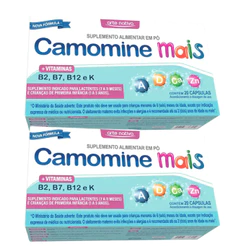 Kit 2x Camomine C Baby 20 Ca Supl Vit+Min Arte Nativa