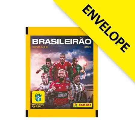 Kit  Envelopes Campeonato Brasileiro 2021 Figurinhas Panini