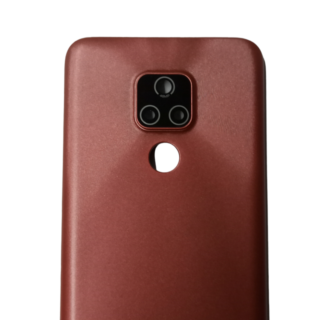 Tampa Traseira c/ Lente Compativel moto E7 Xt-2095 Vermelho Bronze ( envio imediato )