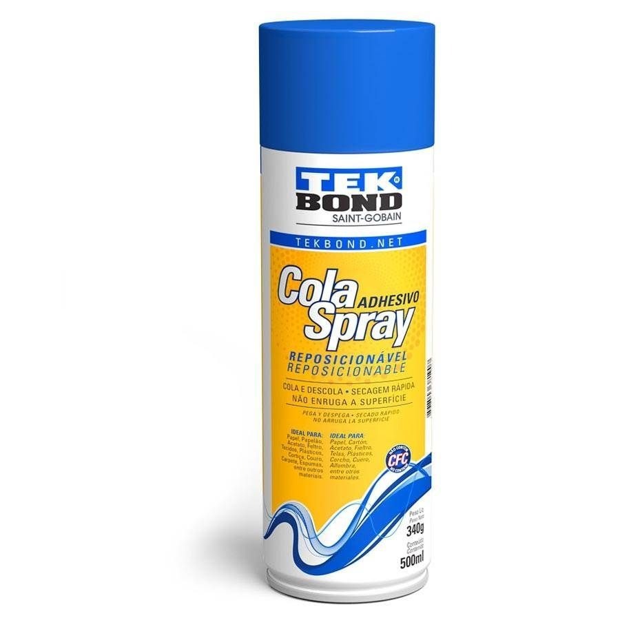 COLA SPRAY TEK BOND REPOSICIONÁVEL 500ML