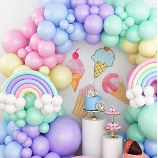 50~250 Unidades Balão Nº8 MISTA CANDY  Bexiga Cores Pasteis em Oferta na Shopee