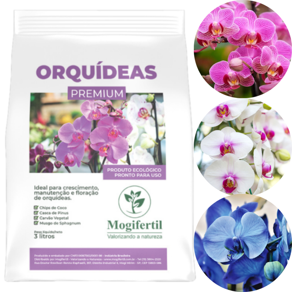 Substrato Para Orquídea Premium 3Litros Mogifertil