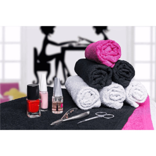 Kit 3 Toalha para Manicure e Pedicure  Lavabo Salão de Beleza Algodão 28x45cm em Oferta na Shopee