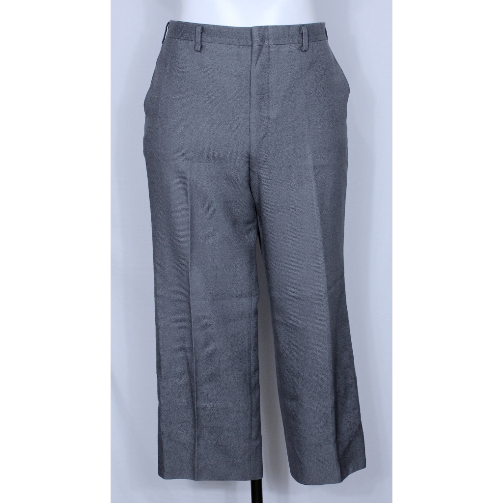 Calça social alfaiataria masculino masculino plus size cinza com lã inverno - Veste 50  - Ref. 2141 (brechó)