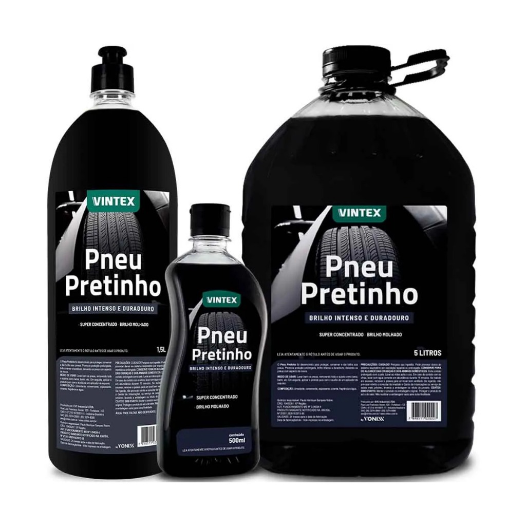 PRETINHO PNEU VINTEX VONIXX PRETEADOR CARRO MOTO CAMINHÃO VAN -  LEIA O ANUNCIO ! em Oferta na Shopee